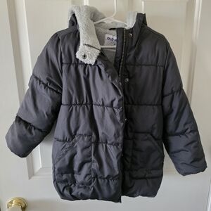 Old Navy Kids Charcoal Puffer Coat